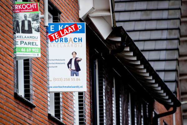 Verkoopgolf van woningen zet door